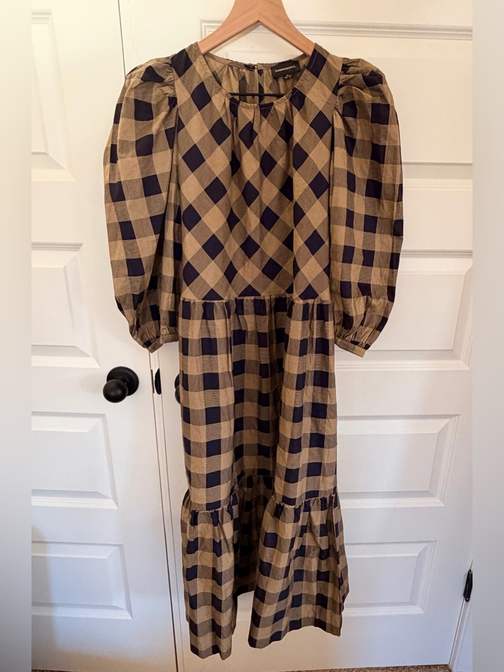 NWOT Summersalt tiered midi dress xs